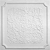 Stropné panely 3D EPS ANTIK S biely rozmer 50 x 50 cm