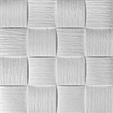 Stropné panely 3D EPS WELLE S biely rozmer 50 x 50 cm