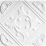Stropné panely 3D XPS ANET M biely rozmer 50 x 50 cm - POSLEDNÉ KUSY