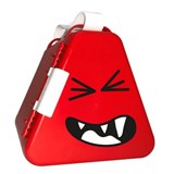 Prenosný box na hračky Trunki TeeBee – červený, rozmer 16,2 x 17,5 x 15 cm - POSLEDNÉ KUSY