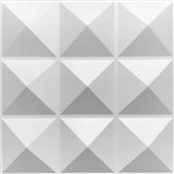 Obkladové panely 3D PVC Pyramids rozmer 500 x 500 mm, hrúbka 1 mm,