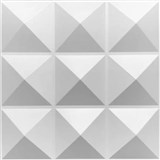 Obkladové panely 3D PVC Pyramids rozmer 500 x 500 mm, hrúbka 1 mm - POSLEDNÉ KUSY