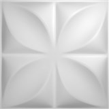 Obkladové panely 3D PVC Parabolas rozmer 500 x 500 mm, hrúbka 1 mm - POSLEDNÉ KUSY