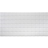Obkladové 3D PVC panely rozmer 960 x 480 mm mozaika biela veľká