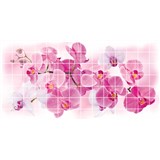 Obkladové 3D PVC panely rozmer 955 x 480 mm, hrúbka 0,2 mm, kvety orchideí- POSLEDNÉ KUSY