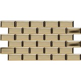 Obkladové panely 3D PVC rozmer 966 x 484 mm obklad zlatý