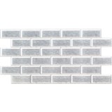 Obkladové panely 3D PVC rozmer 966 x 484 mm obklad biely platan