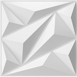 Obkladové panely 3D PVC Iceberg rozmer 500 x 500 mm, hrúbka 1 mm - POSLEDNÉ KUSY