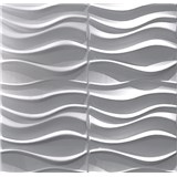 Obkladové panely 3D PVC Wave rozmer 500 x 500 mm, hrúbka 1 mm - POSLEDNÉ KUSY