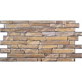 Obkladové panely 3D PVC rozmer 977 x 493 mm, břidlice hnedá - POSLEDNÉ KUSY