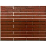 Obkladové panely 3D PVC rozmer 440 x 580 mm malá tehla červená so striebornou škárou