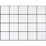 Obkladové panely 3D PVC rozmer 440 x 580 mm obklad malý s hnedou škárou