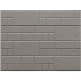 Obkladové panely 3D PVC rozmer 440 x 580 mm nepravidelný obklad štruktúrovaný sivý