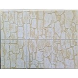 Obkladové panely 3D PVC rozmer 440 x 580 mm kamenný obklad béžový