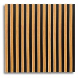 Samolepiace panely na stenu lamely na penovom podklade hnedé rozmer 66,5 x 66,5 cm