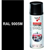 Sprej AUTO SUPERACRYL 400ml RAL 9005M farba čierna matná - POSLEDNÉ KUSY