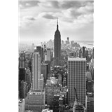 Vliesové fototapety New York Black and White rozmer 124 cm x 184 cm