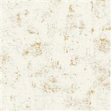 Vliesové tapety na stenu Trendwall omietkovina zlato-biela