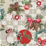 Obrus metráž vianočný motív XI.