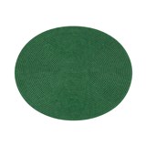 Jutové dekoratívne prestieranie na stôl RATAN oválné zelené - POSLEDNÉ KUSY