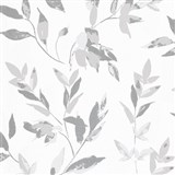 Vliesové tapety na stenu IMPOL Wall We Love 2 listy sivo-strieborné s metalickým odleskom