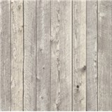 Vliesové tapety na stenu drevený obklad sivý