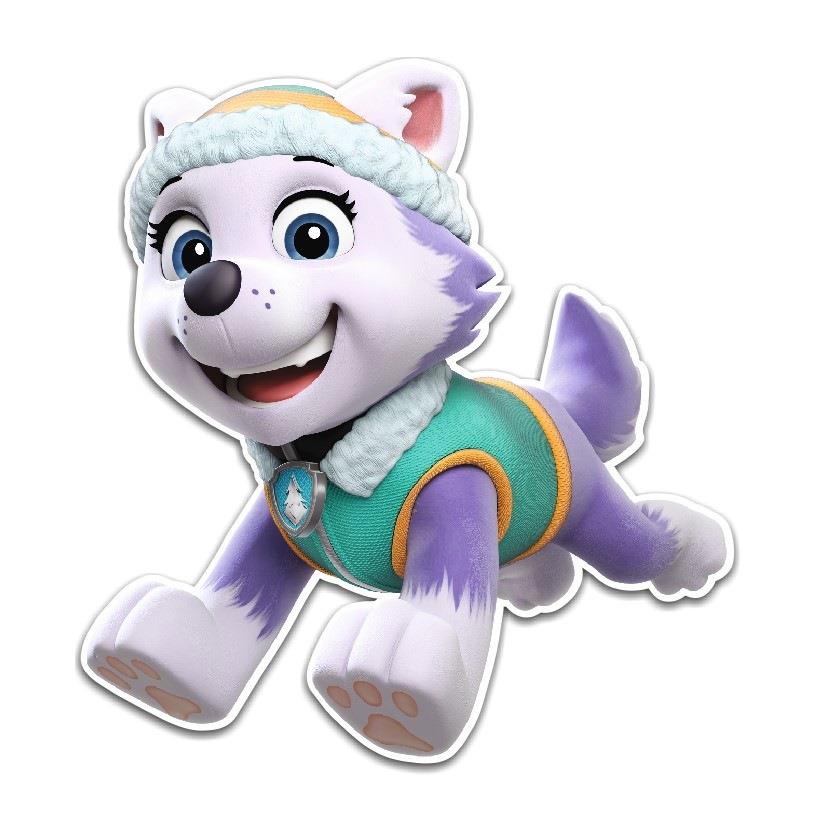 3D penová dekorácia na stenu Labková patrola Everest (Paw Patrol)