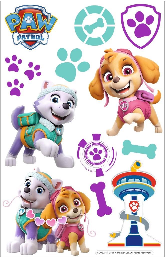 3D Penová dekorace na stenu Labková patrola Skye, Everest (Paw Patrol)