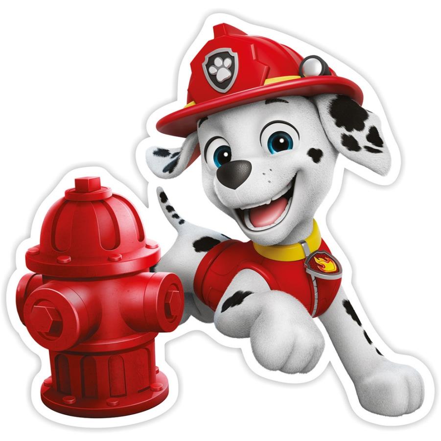 3D penová dekorácia na stenu Labková patrola Marshall v akci (Paw Patrol)