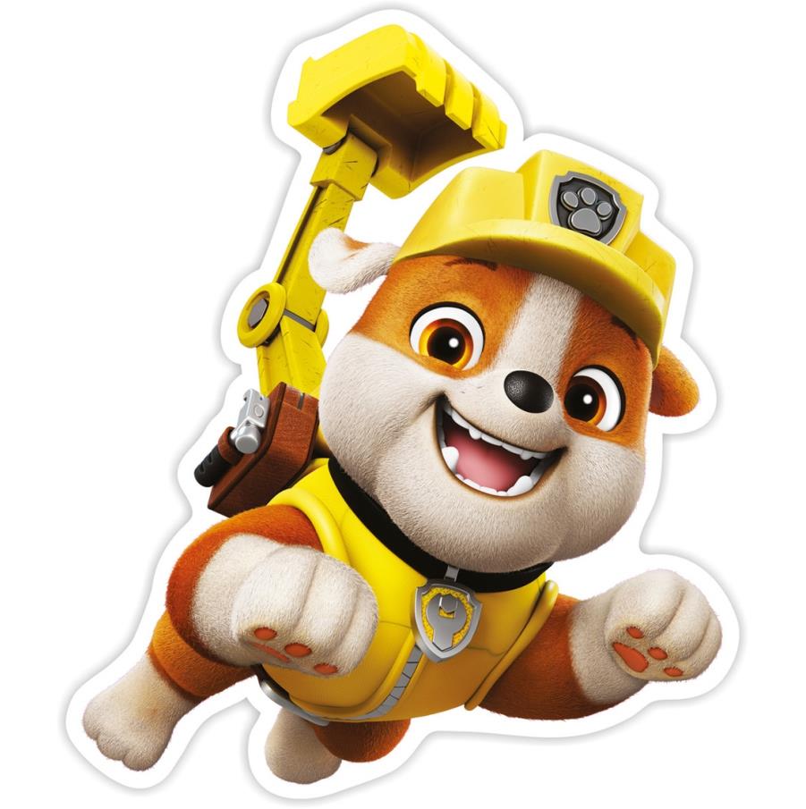 3D penová dekorácia na stenu Labková patrola Rubble v akci (Paw Patrol)