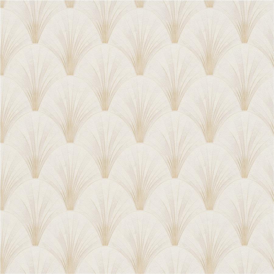 Vliesové tapety na stenu ELLE DECORATION 4 art-deco zlaté na bielom podklade