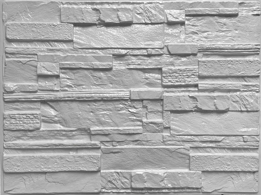 Obkladové panely 3D PVC rozmer 440 x 580 mm ukladaný kameň sivý