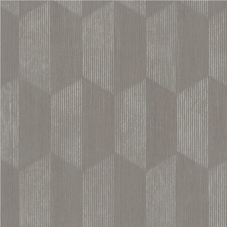 Vliesové tapety na stenu Geo Effect 3D sivobéžový geometrický vzor - POSLEDNÉ KUSY