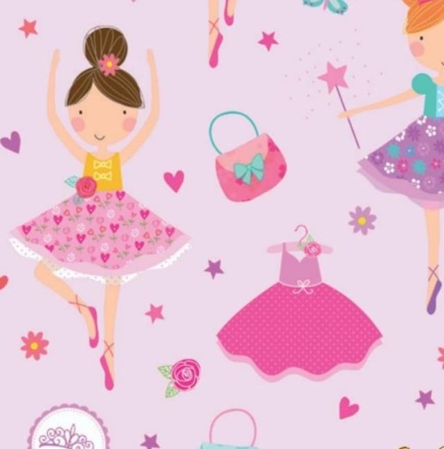 Samolepiace tapety panenky ružové 45 cm x 15 m