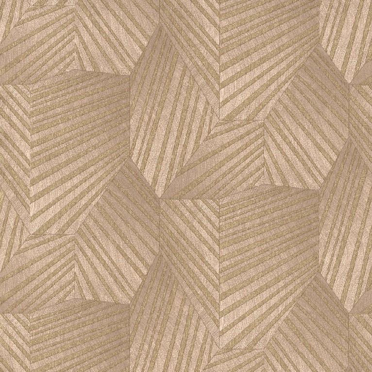 Vliesové tapety na stenu Elle Decoration Art-Deco zlatý