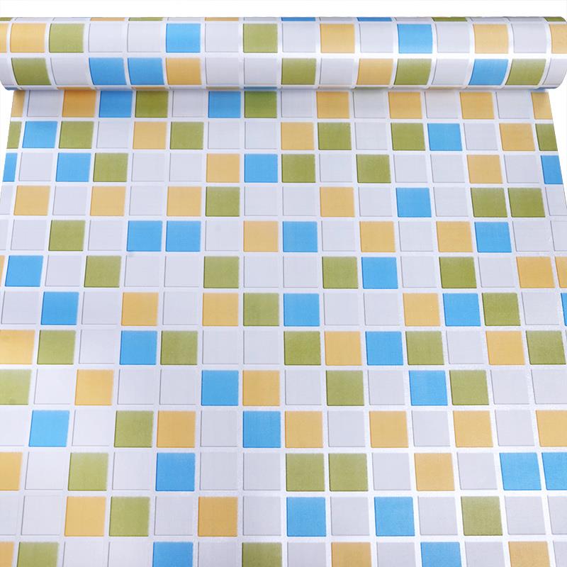 Samolepiace tapety mozaika farebná 45 cm x 10 m