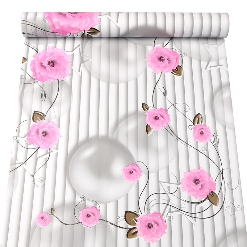 Samolepiace tapety kvety s perlami 45 cm x 10 m