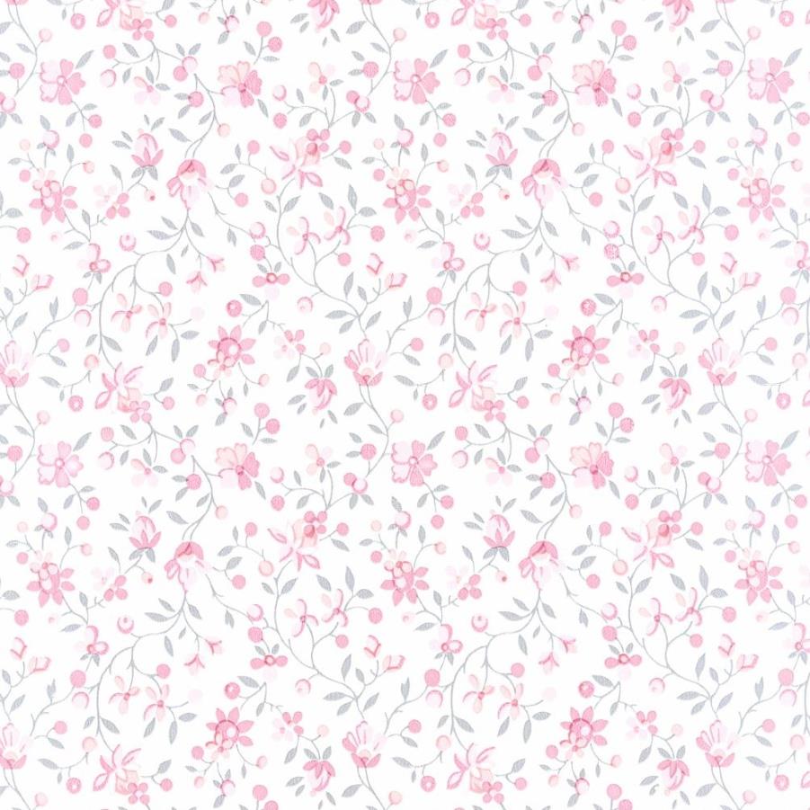 Samolepiace tapety kvety ružové - 45 cm x 15 m