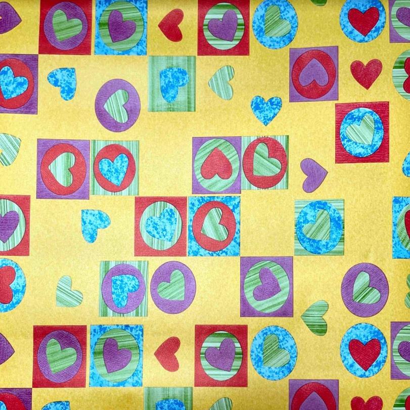 Samolepiace tapety detské - srdiečka 45 cm x 15 m
