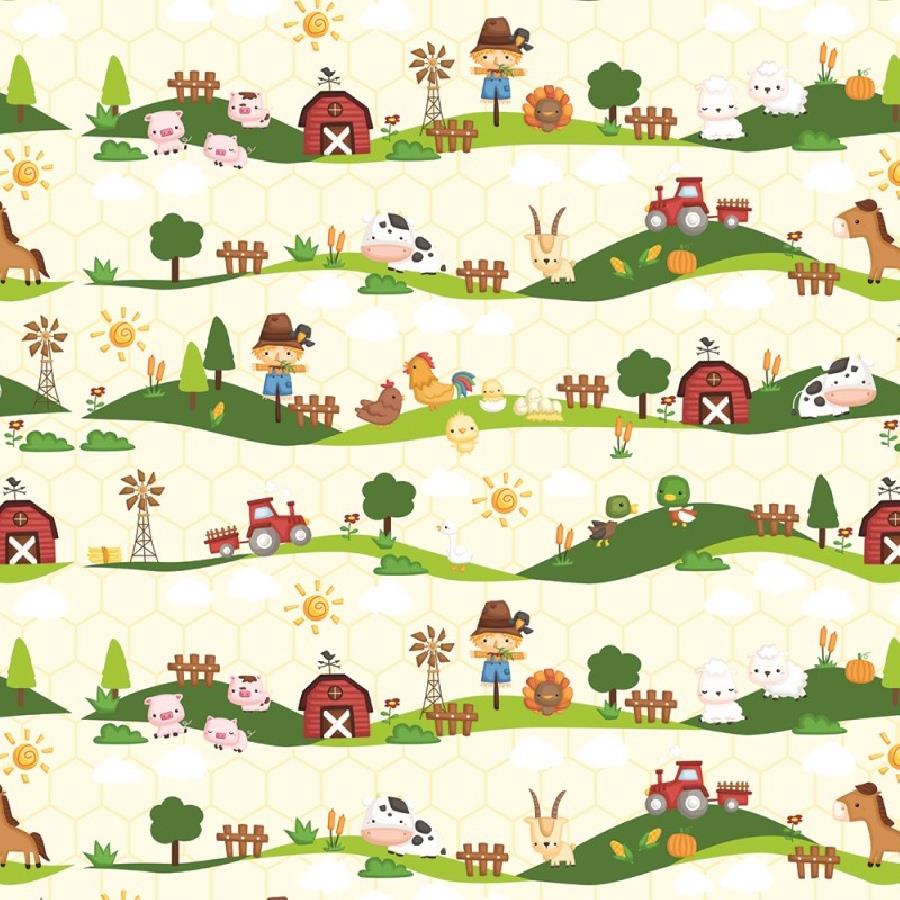 Samolepiace tapety FARM - 45 cm x 15 m