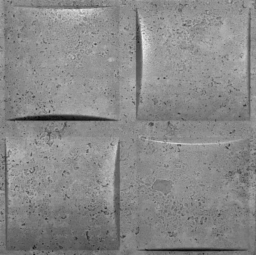 Stropné panely 3D XPS PLAID beton svetlý rozmer 50 x 50 cm - POSLEDNÉ KUSY