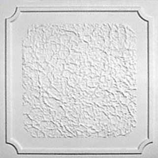 Stropné panely 3D EPS ANTIK S biely rozmer 50 x 50 cm