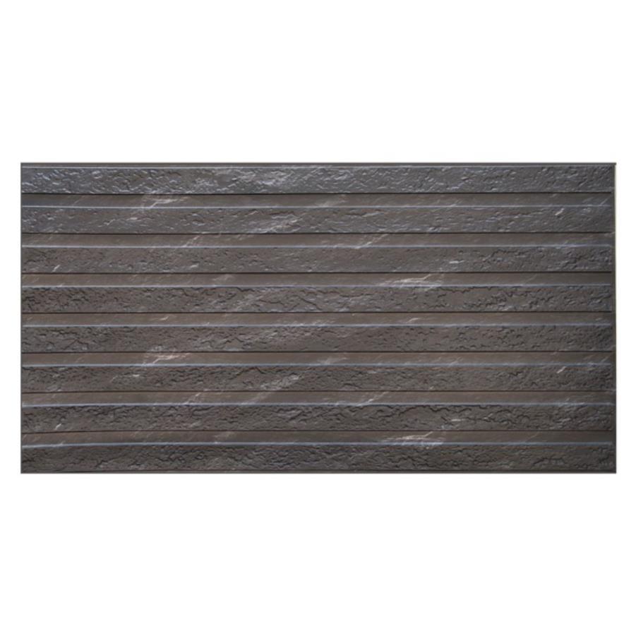 Obkladové panely 3D PVC  kamenné pásy čierne rozmer 970 x 500 mm