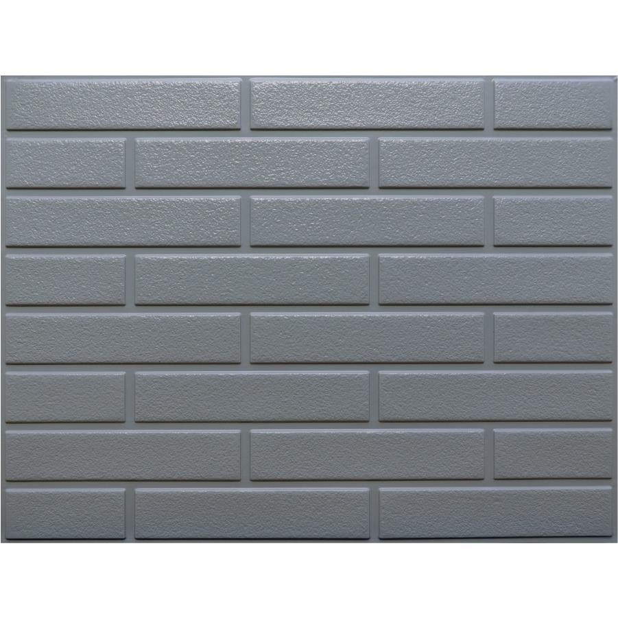 Obkladové panely 3D PVC rozmer 440 x 580 mm tehla sivá