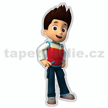 3D Penová dekorácia na stenu Labková patrola Ryder (Paw Patrol)