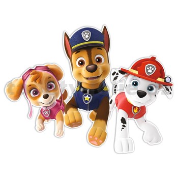 3D Penová dekorácia na stenu Labková patrola Skye, Chase, Marshall (Paw Patrol)