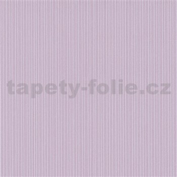 Vliesové tapety na stenu Bali jemné prúžky svetlo fialové
