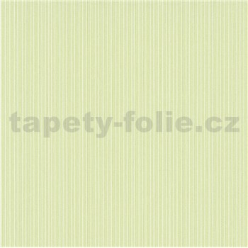 Vliesové tapety na stenu Bali jemné prúžky zelené
