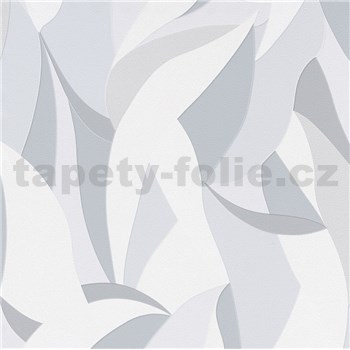 Vliesové tapety na stenu IMPOL ELLE 3 abstrakt svetlo sivý, biely