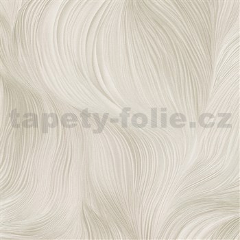 Vliesové tapety na stenu GMK Fashion for walls  5 jemné vlnovky ružovo-béžové